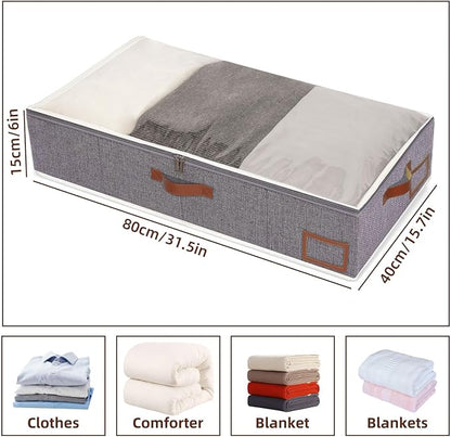 Yawinhe Under Bed Storage Containers, 2 Pack, Bin - Image 6