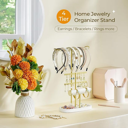 3 Tiers Jewelry Organizer, Earring Holder Organizer - Image 2