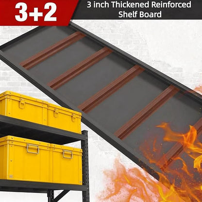 Garage Shelving, 2-in-1 Adjustable Storage Shelves - Image 4
