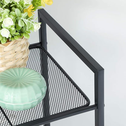 SONGMICS 3-Tier Storage Rack, Bathroom Shelf, Extendable Plant Stand - Image 7