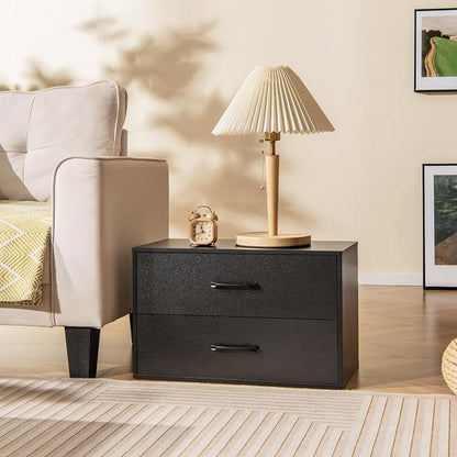 Giantex Stackable Drawers for Closet, 2-Drawer Short Dresser, Anti-Tipping - Image 2