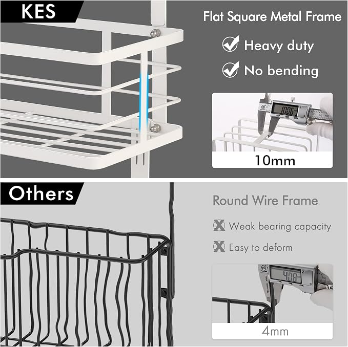 KES Ironing Board Hanger, Over The Door Ironing Board Holder, T-Leg Ironing - Image 3