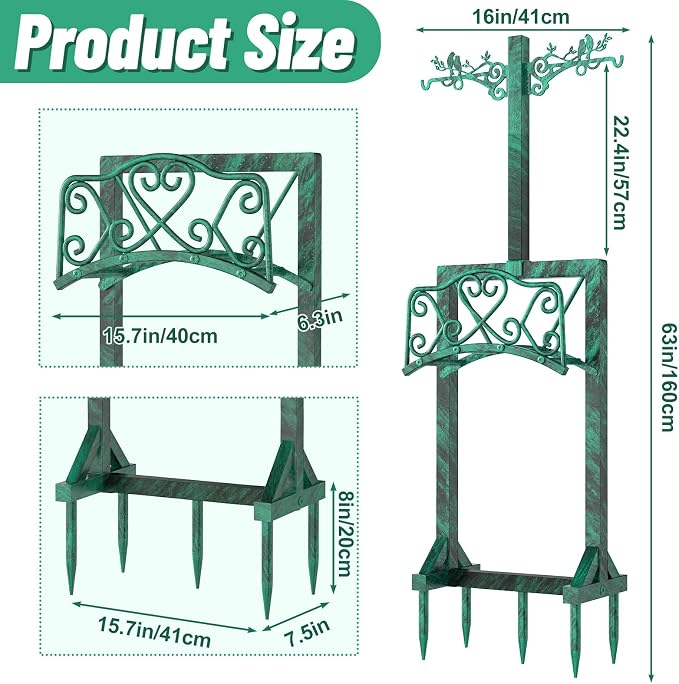 Garden Hose Holder for Outside, Upgraded Water Hose Holders - Image 2