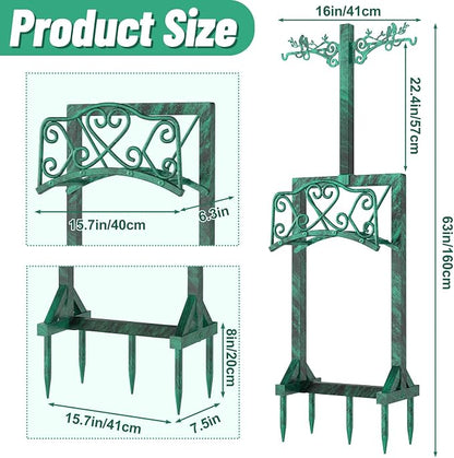 Garden Hose Holder for Outside, Upgraded Water Hose Holders - Image 2