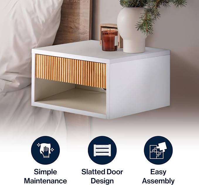 JONATHAN Y NST2001B Elise 15.71" Classic Contemporary Floating Wall Mounted - Image 6