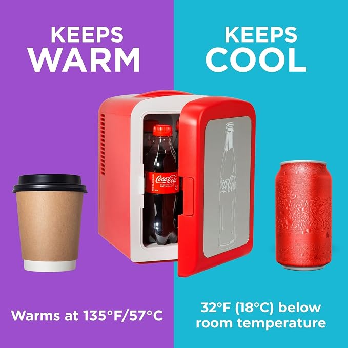 Coca-Cola 4L / 6-Can Mini Fridge - Image 4