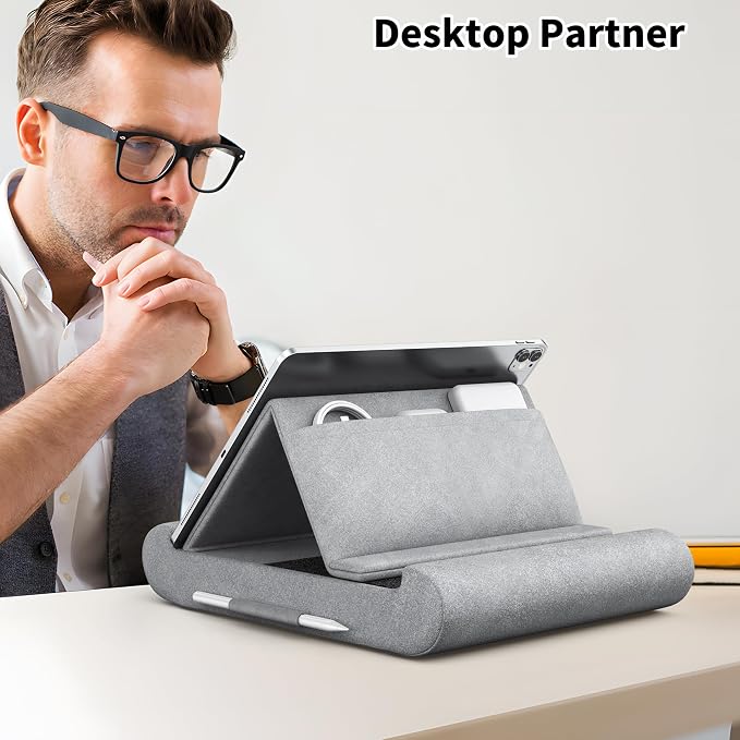 CreaDream Tablet Pillow Stand, Foldable Tablet Holder - Image 3