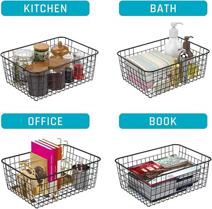 Metal Wire Food Storage Basket Organizer - Image 5