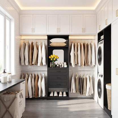 Unikito Closet System, 4FT - 9FT Closet Organizer - Image 5