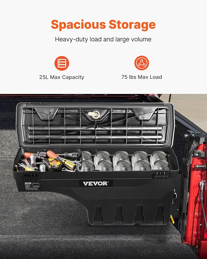 VEVOR Truck Bed Storage Box, Compatible - Image 5