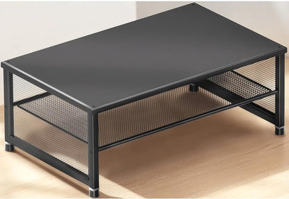 Desk Organizers and Accessories, 2-Tier Metal Computer Monitor Stand Riser by ECOLOVI