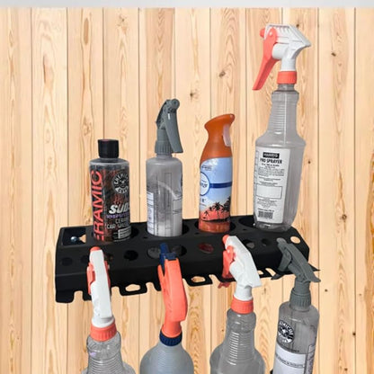 bangminda Wall-Mounted Spray Bottle Holder, 3/8" Air Tool Organizer, Storage - Image 4