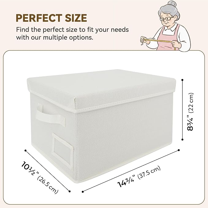 GRANNY SAYS Storage Baskets for Organizing, Linen Closet Shelf Organizers and - Image 5
