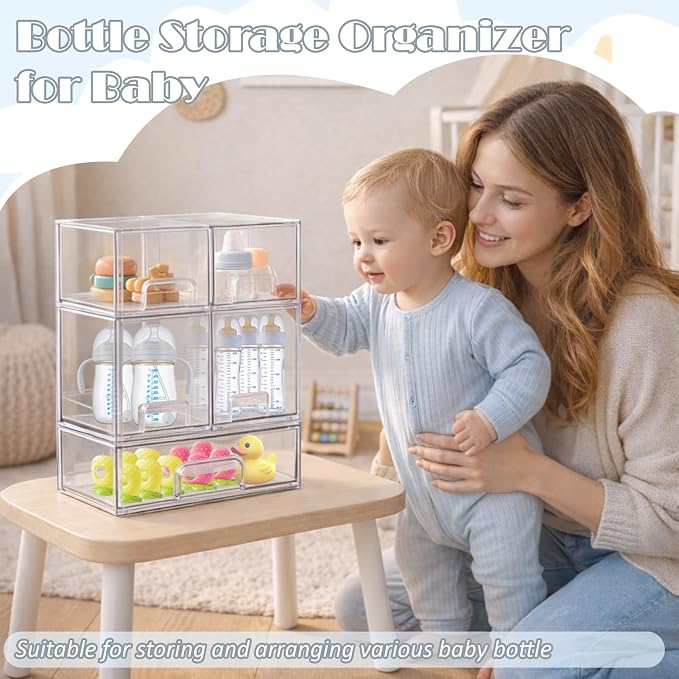 Baby Bottle Organizer with Hooks - Image 8