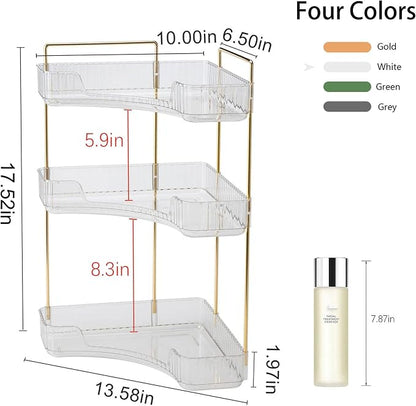 YCIA&DONE Corner Bathroom Counter Organizer, Makeup Organizer - Image 4