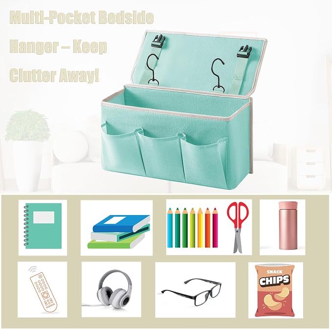 Bedside Caddy/Bedside Storage Organizer Hanging Bag - Image 4