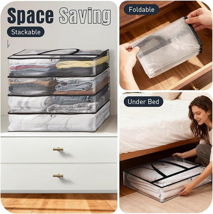 Clear Under Bed Storage Containers - Image 7