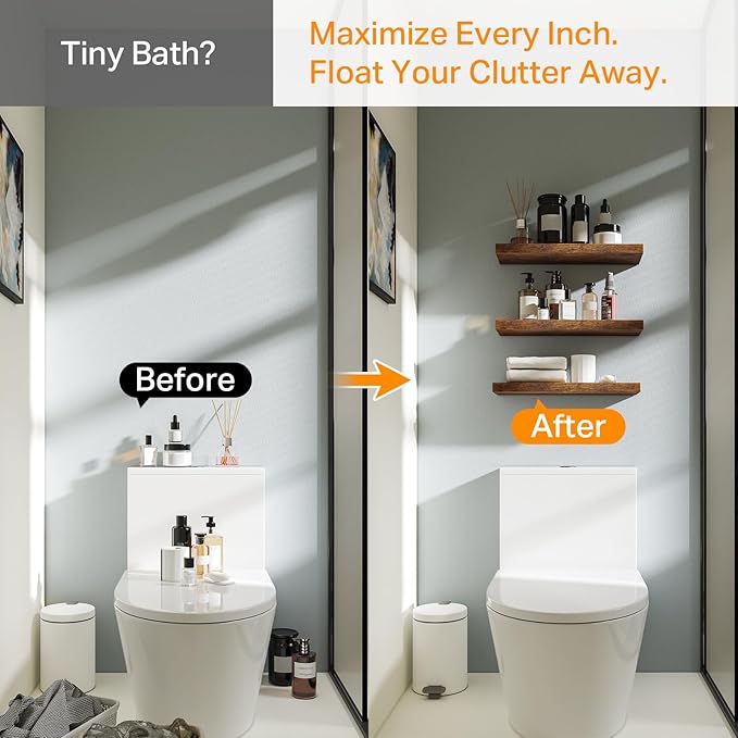 BAYKA Bathroom Floating Shelves - Image 5
