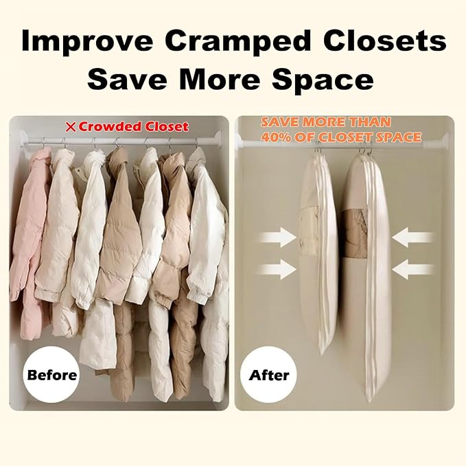 Space Saving Hanging Garment Bag - Image 5