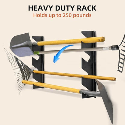 CZWL&HG Garage Tool Organizer Wall Mount – Heavy-Duty Solid Steel Rack - Image 7