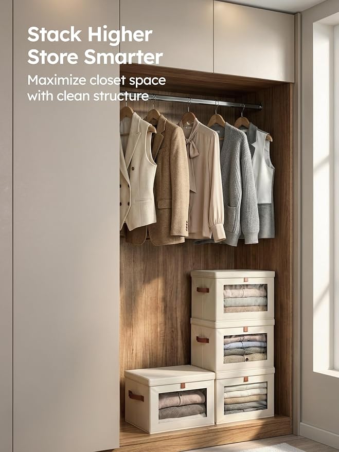 Homsorout Medium Fabric Storage bins - Image 5