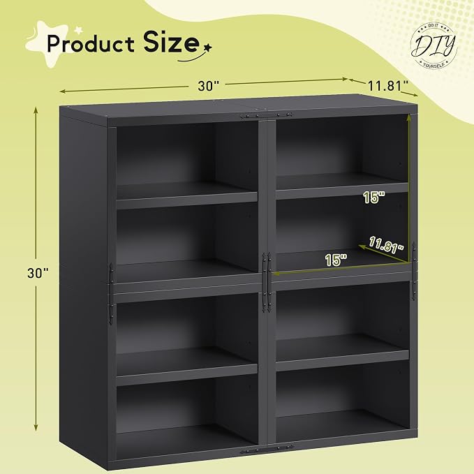 Homkdom 4 Cube Storage Organizer - Image 3