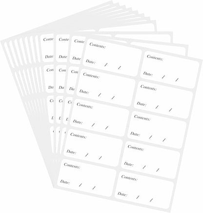 Hybsk Removable Freezer Labels Easy Peel Off by HYBSK