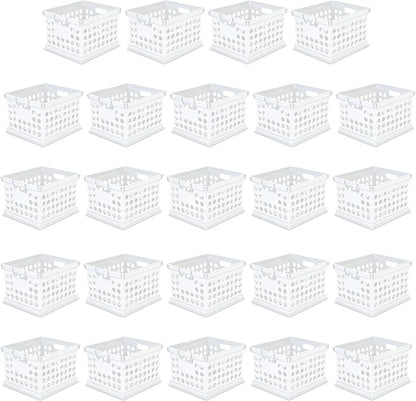 Sterilite Stackable Plastic Storage Crate Bin Organizer File Box by Sterilite
