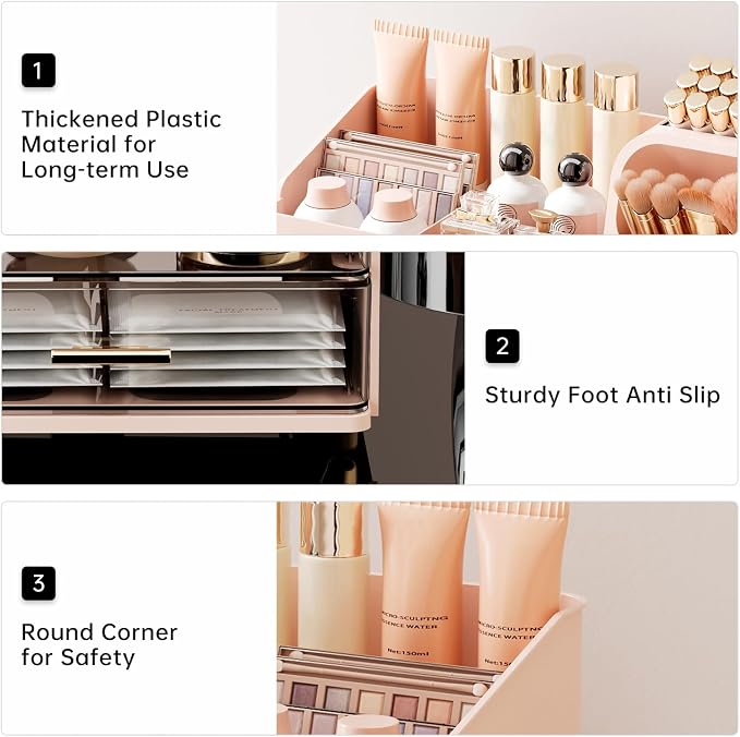 UFORU Makeup Organizer Countertop - Image 6