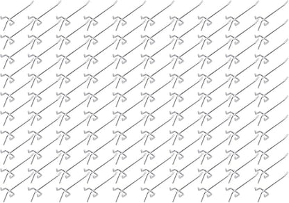 100 Pack PEG Board Pegboard Shelving Hooks 4" Length Wholesale Lot - Image 7