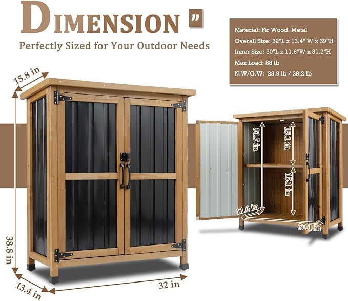 Weatherproof Outdoor Storage Cabinet - Image 2