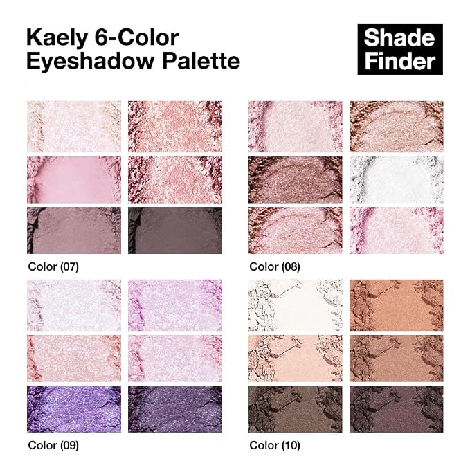 6 Colors Mini Nude Brown Neutral Eye Shadow Palette Makeup - Image 5
