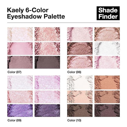 6 Colors Mini Nude Brown Neutral Eye Shadow Palette Makeup - Image 5
