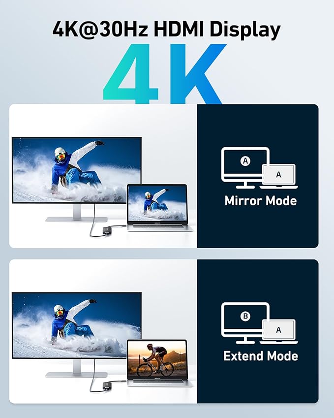 Acer USB C Hub, 7 in 1 USB-C to HDMI Dock, 2 USBA 3.1 GEN1 and 5Gbps Type-C - Image 5