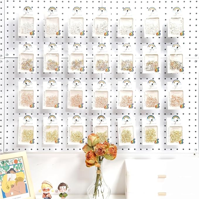 HUHOLE Pegboard Hooks 6 Inch 50PC, Ideal Garage Organization, Wall Storage Tool - Image 7