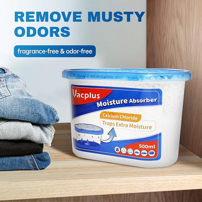 Vacplus Moisture Absorbers 6 Pack, 10.5 Oz Portable Humidity Absorber Boxes - Image 5