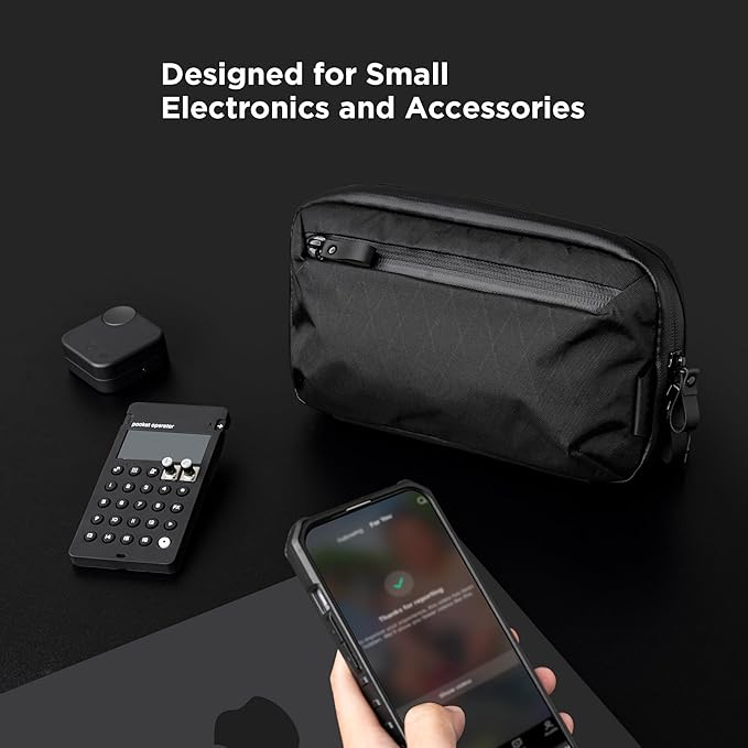 ALPAKA Elements Tech Case Mini Tech Pouch 1.5L Cable Bag Black X-Pac VX42 | - Image 5
