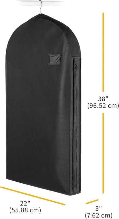 Whitmor Deluxe Suit Garment Bag, Jackets & Uniforms, Water-Repellent Polyester - Image 5