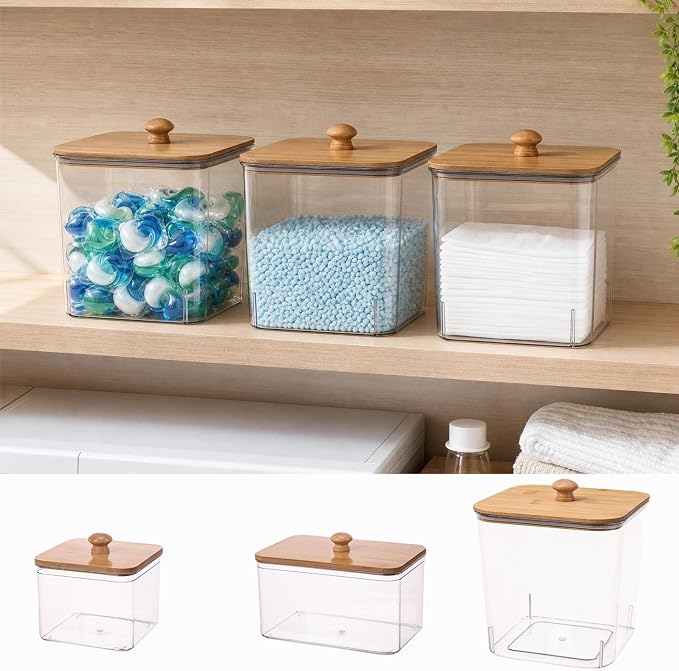 Laundry Pods Storage Canister, Airtight Container by Unknown
