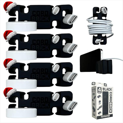 CordBrick Stocking Stuffers for Adults Cord Management Weighted Cord Holder by CordBrick