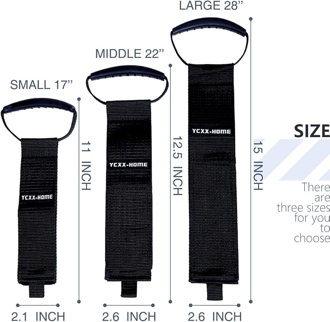 2 Pcs Heavy Duty Storage Strap Loop Cord Hanger Hose Carrying Strap - Image 5