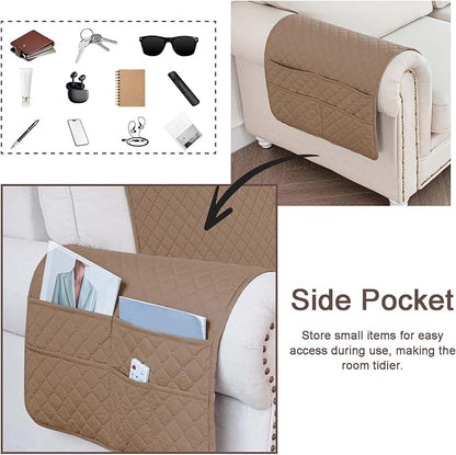 Waterproof Sofa Armrest Cover Headrest Cover - Image 4