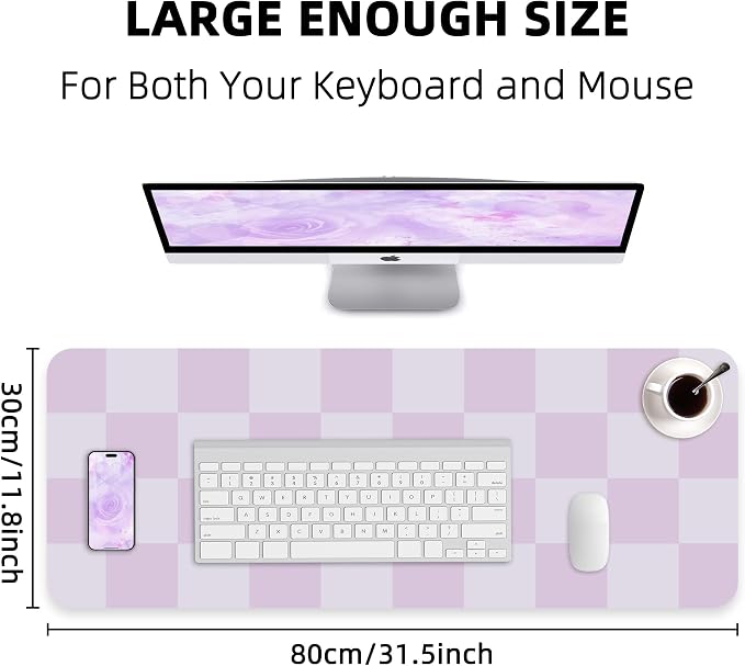 Non-Slip Desk Pad, Mouse Pad, Waterproof PU Leather Desk Protector, Large Desk - Image 2