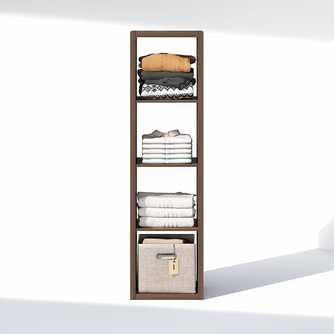 Furinno Cubic Closet Organizers and Storage, 4-Cube Closet Organizer, Vertical - Image 6
