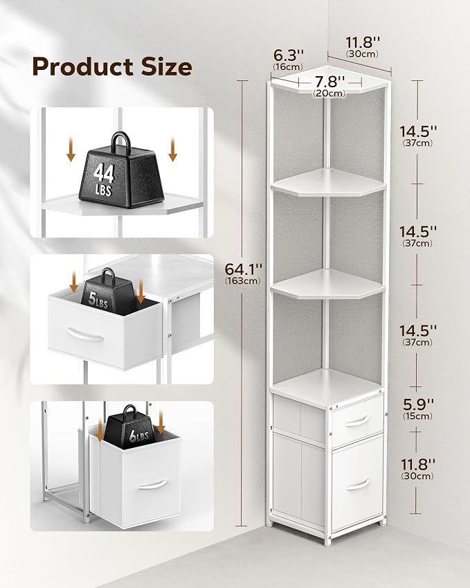 Housolution Corner Shelf Stand - Image 2