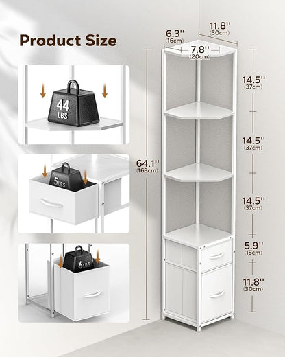 Housolution Corner Shelf Stand - Image 2