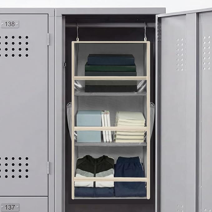 STORAGE MANIAC 6-Shelf Hanging Closet Organizer and Storage, 2 Separable - Image 9