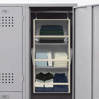 STORAGE MANIAC 6-Shelf Hanging Closet Organizer and Storage, 2 Separable - Image 9