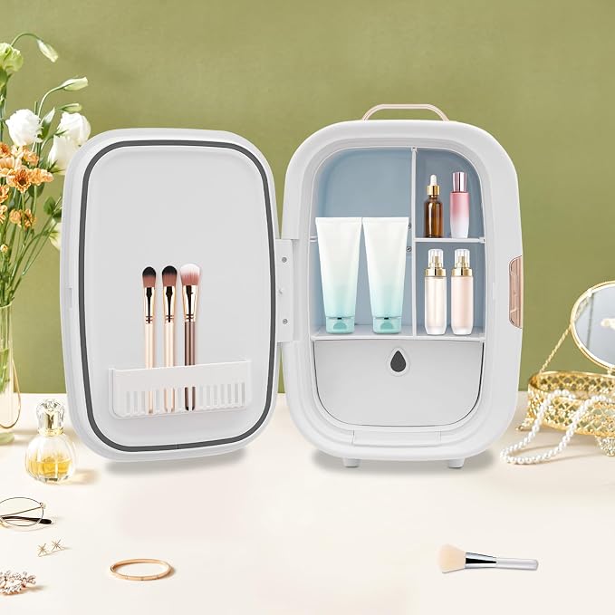 Mini Skincare Fridge, 12L Makeup Cosmetics Refrigerator Beauty Fridge - Image 5