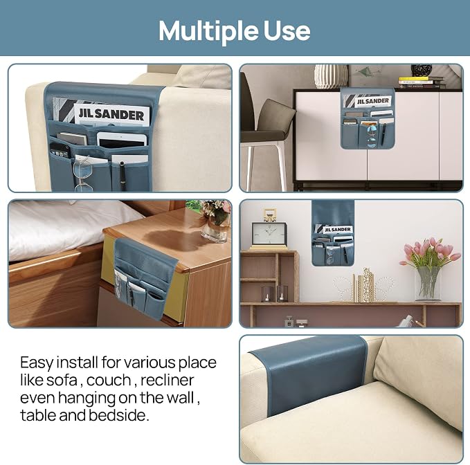 Teniux Remote Control Holder GRS Certified Armrest Organizer - Image 5